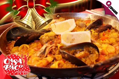 For QR45 Child/QR70 Adult, Feast on an International Christmas Buffet at Casa Paco Restaurant, The Pearl! (QR90/QR140 Value)
